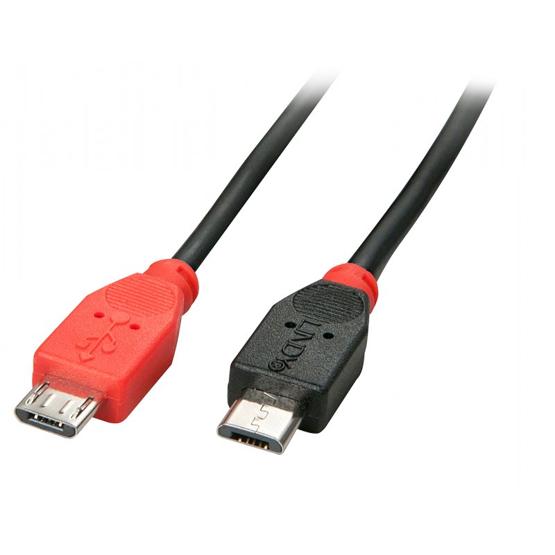 Lindy USB 2.0 Cable Micro-B/ Micro-B OTG, 2m