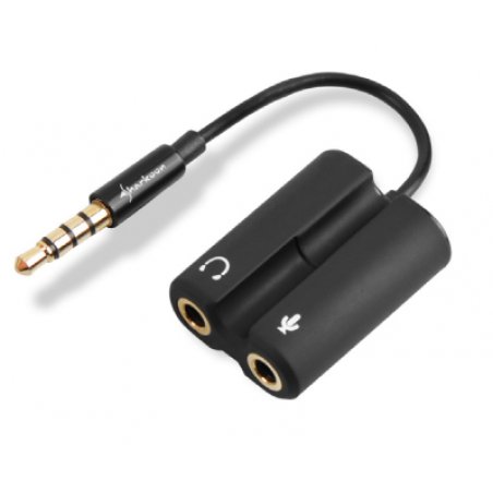 Sharkoon PMP35 câble audio 0,12 m 3,5mm Noir