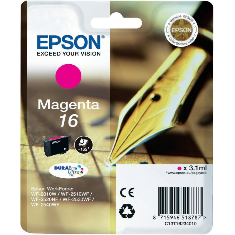 EPSON Cartouche Encre 16 - Magenta