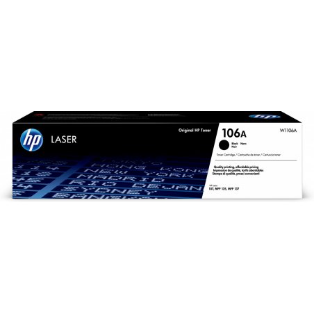 Toner Noir HP 106A W1106A - 1000 pages