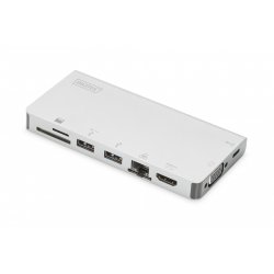 DIGITUS DA-70866 - Dockingstation - USB-C - VGA - GigE