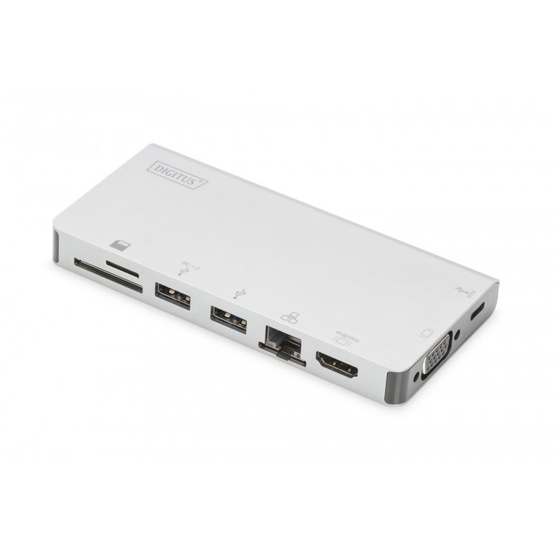 DIGITUS DA-70866 - Dockingstation - USB-C - VGA - GigE