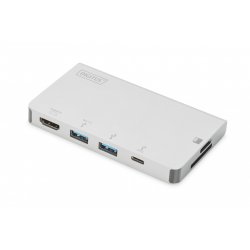 DIGITUS USB 3.0 Multiportadapter, 6-Port, argent