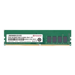 Barrette mémoire 8Go DIMM DDR4 Transcend compatible JetRam PC4-21300 (2666 Mhz) (Vert)