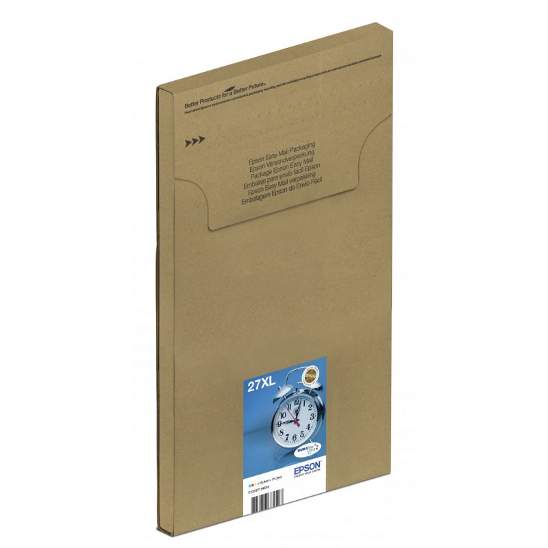 Epson Alarm clock Multipack 3-clr 27XL DURABrite Ultra Ink EasyMail