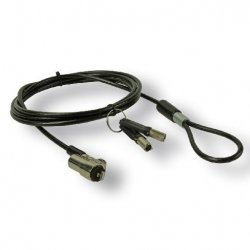 ANTI-THEFT TYPE CABLE WITH NARROW NOTCH KEY SYSTEM - 1.80M