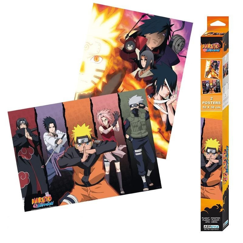 NARUTO - Groupes - Set de 2 posters '52x38'