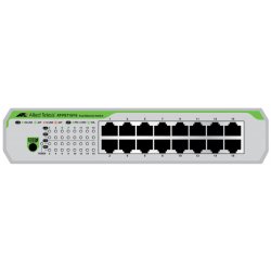 Allied Telesis AT-FS710/16-50 Unmanaged Fast Ethernet (10/100) 1U Green, Grey