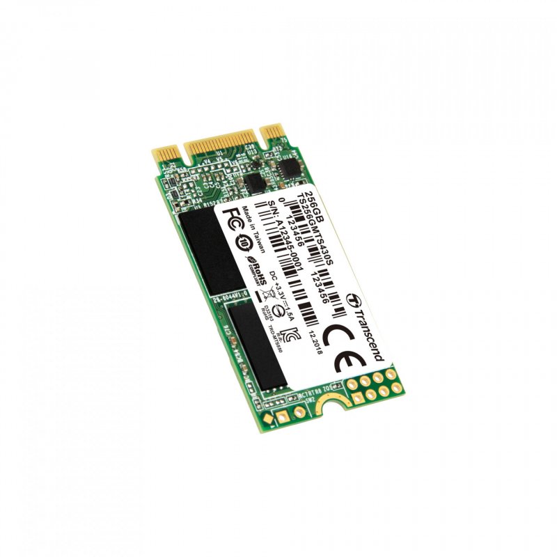 TRANSCEND 256Go M.2 2242 SSD SATA3 B+M