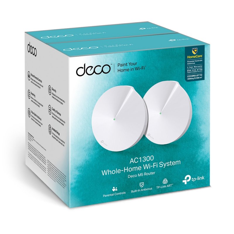 TP-Link Deco M5 Kit (2-Pack) AC1300
