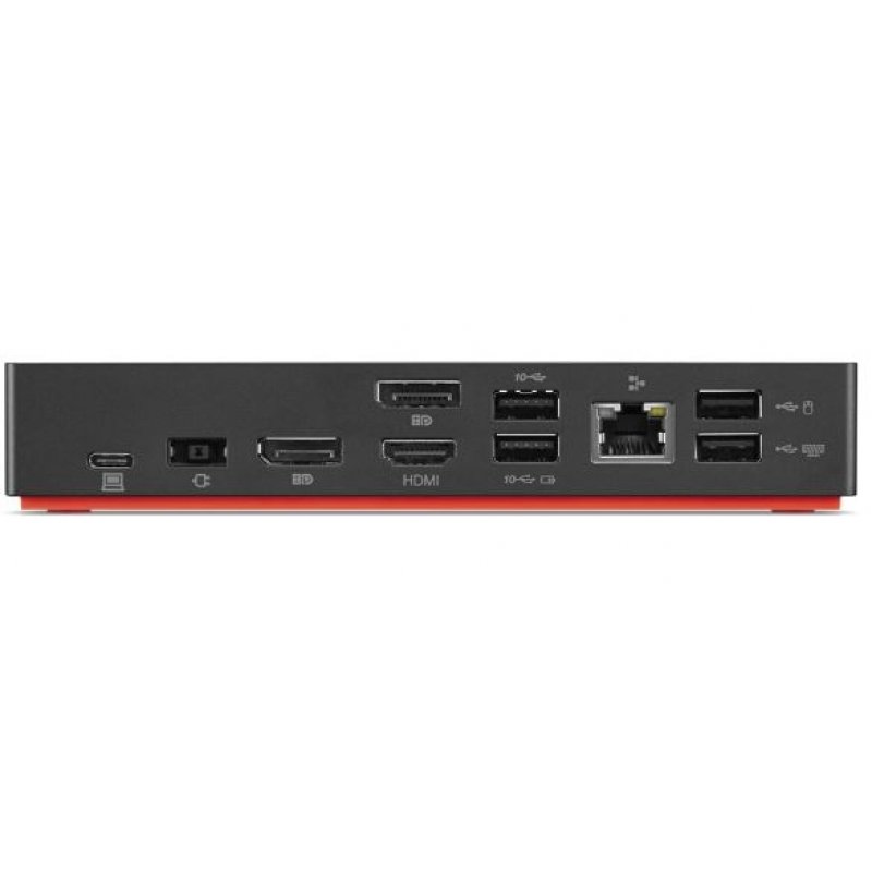 Lenovo 40AS0090EU station d'accueil Avec fil USB 3.2 Gen 1 (3.1 Gen 1) Type-C Noir