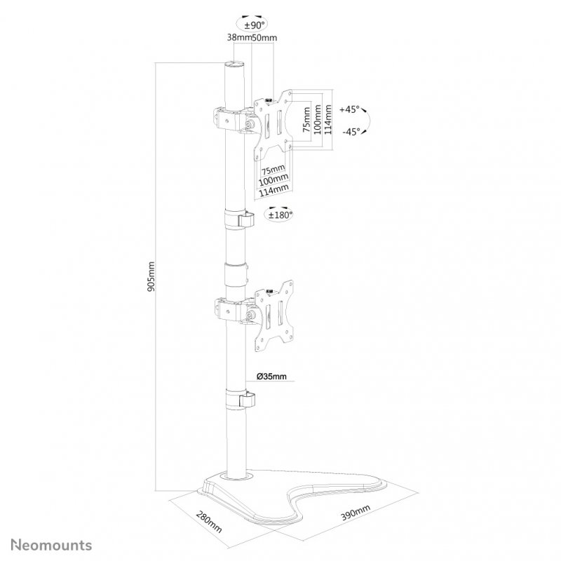 FLAT SCREEN DESK MOUNT (STAND)
