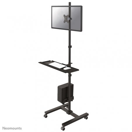 MOBILE WORKPLACE FLOOR STAND (MONITOR KB/MOUSE AND PC)