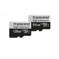 TRANSCEND 64Go microSD avec adaptateur