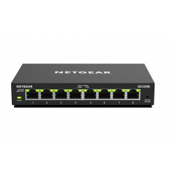 NETGEAR GS308E Géré Gigabit Ethernet (10/100/1000) Noir
