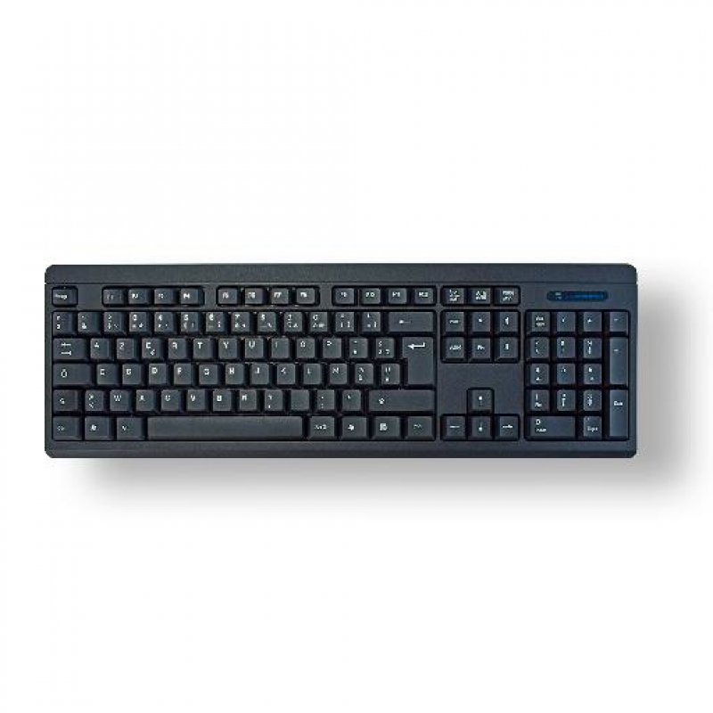AZERTY WIRELESS KEYBOARD BLACK                            E