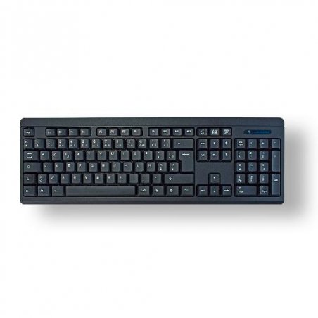 AZERTY WIRELESS KEYBOARD BLACK                            E