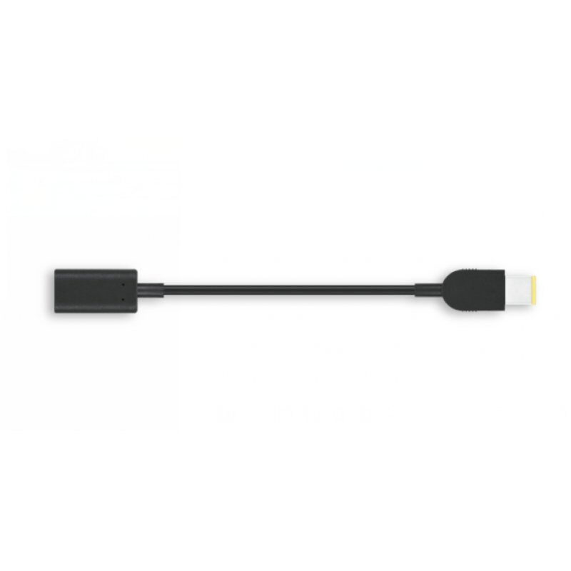 Lenovo 4X90U45346 USB cable 0.018 m USB-C Slim-tip Black