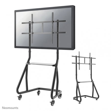 MOBILE FLAT SCREEN FLOOR STAND (STAND+TROLLEY) (H152-169 CM)
