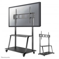 MOBILE FLAT SCREEN FLOOR STAND (STAND+TROLLEY) (H137-162 CM)