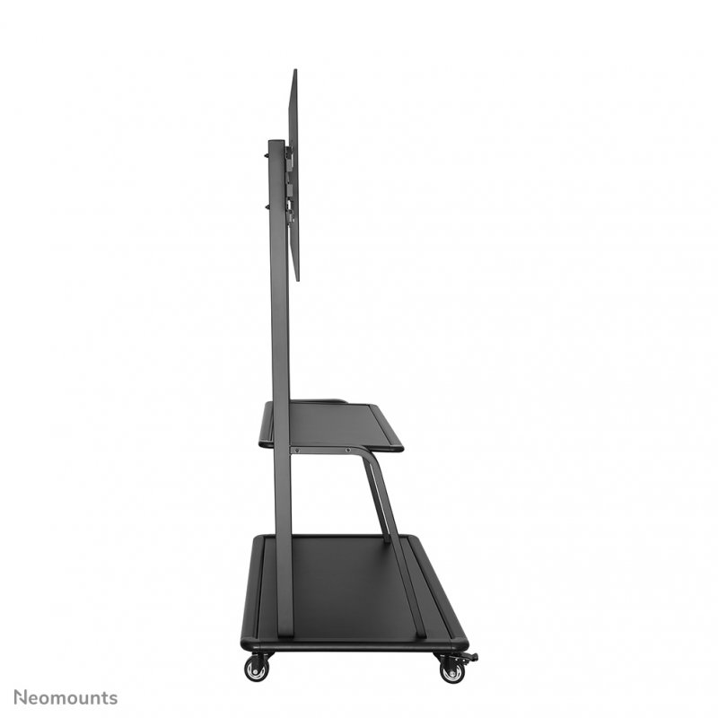 MOBILE FLAT SCREEN FLOOR STAND (STAND+TROLLEY) (H137-162 CM)