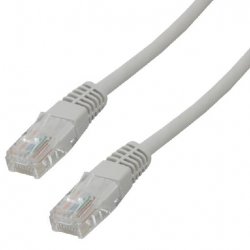MCL 1m Cat5e U/UTP networking cable Grey U/UTP (UTP)
