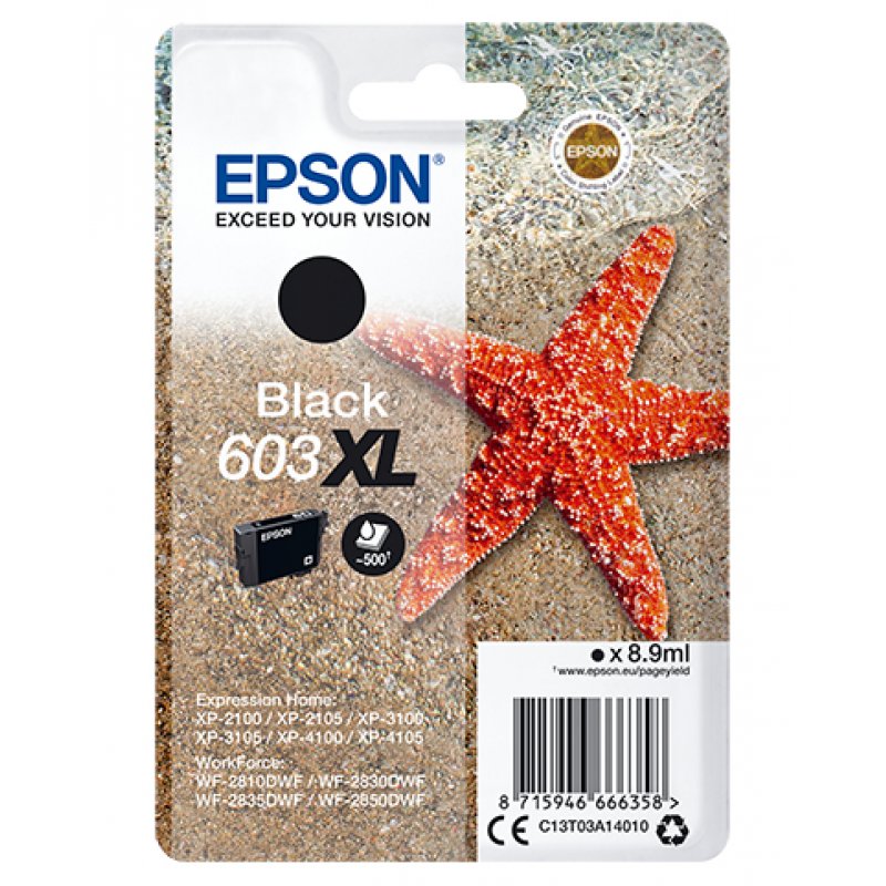 Epson compatible 603XL - XL - Schwarz - Original - Tintenpatrone