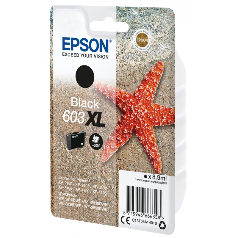 Epson compatible 603XL - XL - Schwarz - Original - Tintenpatrone