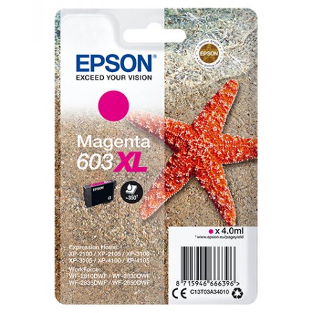 Epson compatible 603XL - XL - Magenta - Original - Tintenpatrone