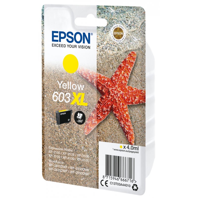 Epson compatible Cartouche jet d'encre Epson compatible 603XL - Jaune