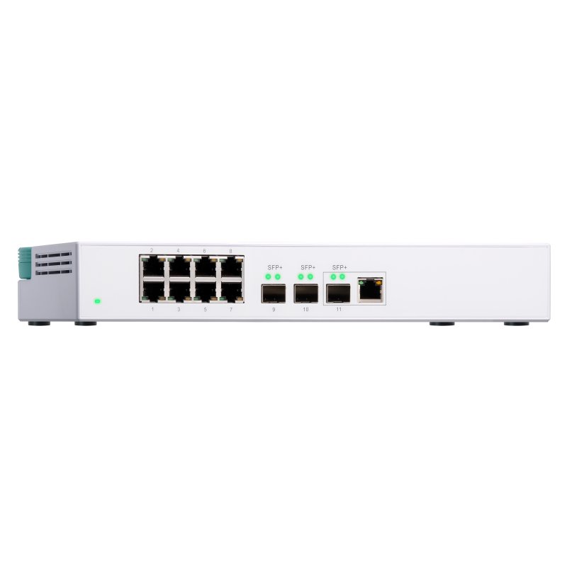 QSW-308-1C SWITCH 8PORT 1GBPS 3PORT SFP+ 1RJ45 10G COMBOPORT