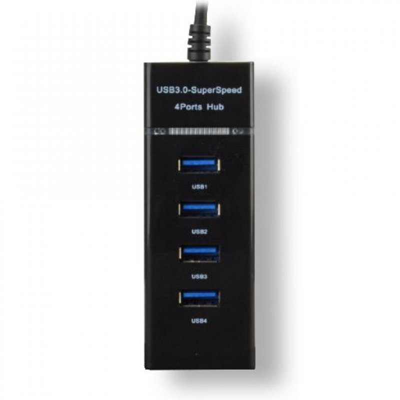 MCL USB3C-H114 hub & concentrateur USB 3.2 Gen 1 (3.1 Gen 1) Type-C 5000 Mbit/s Noir