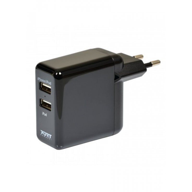 Port Designs 900044 mobile device charger Universal Black AC, Cigar lighter, USB Auto, Indoor