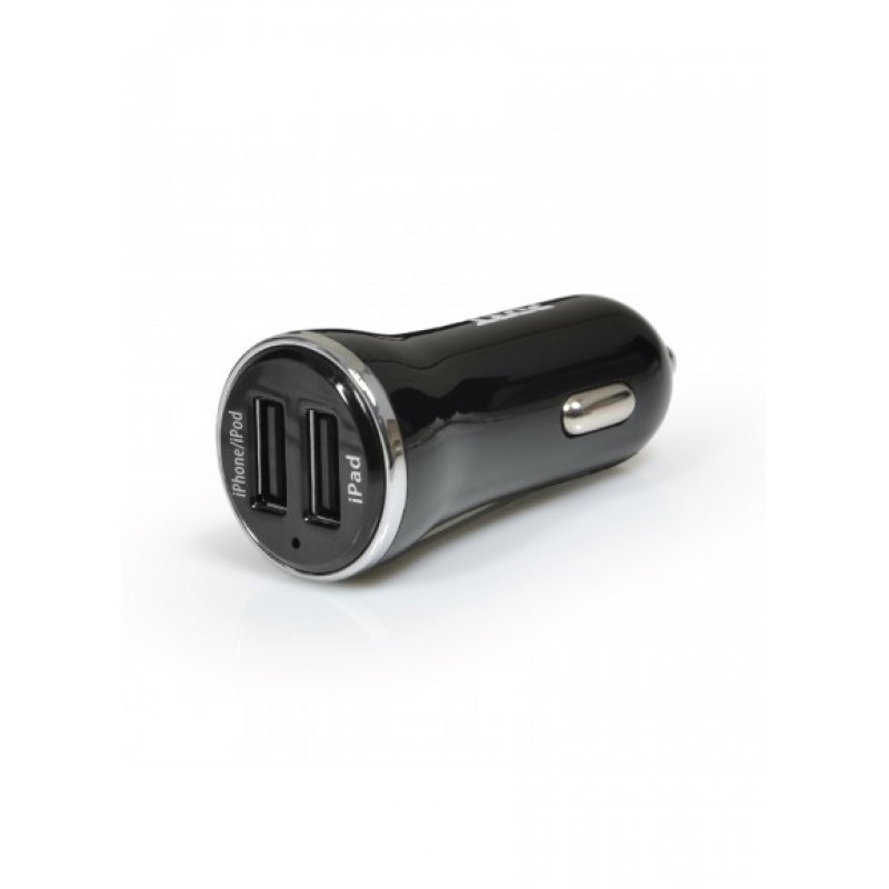 Port Designs 900044 chargeur d'appareils mobiles Universel Noir Secteur, Allume-cigare, USB Auto, Intérieure