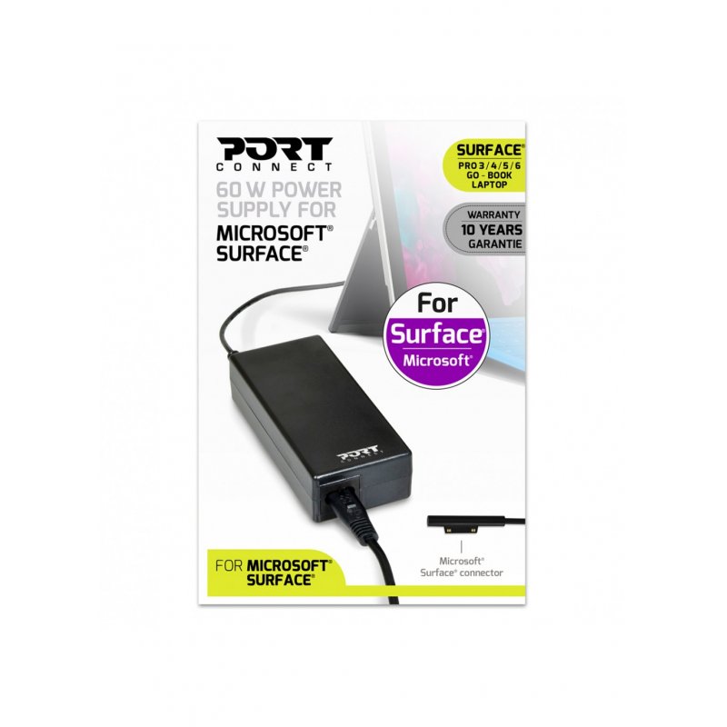 Port Designs 900102-EU adaptateur de puissance & onduleur Intérieure 60 W Noir