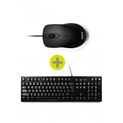 Port Designs 900900 keyboard Mouse included USB AZERTY French Black