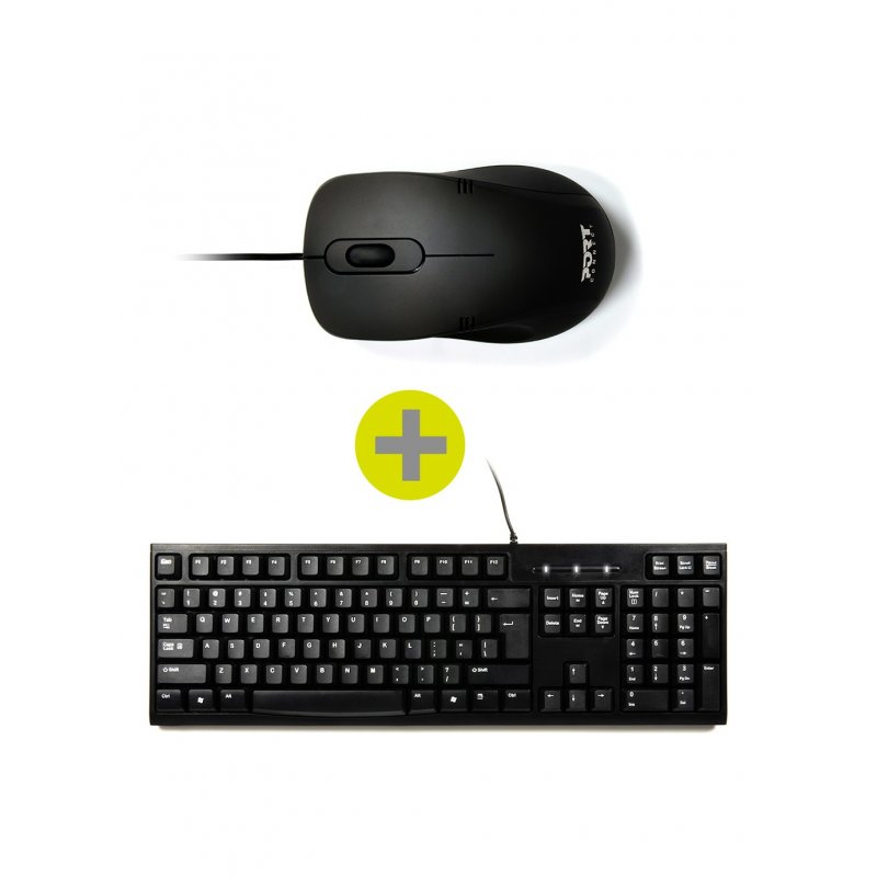 PACK KEYBOARD MOUSE WIRED 2 IN 1 KEYBOARD