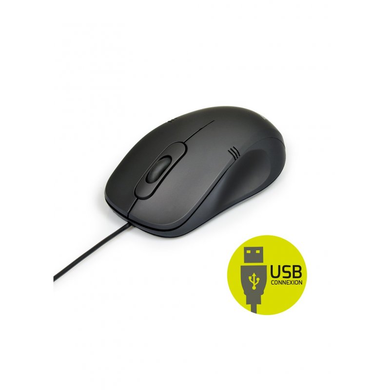 Port Designs 900900 keyboard Mouse included USB AZERTY French Black