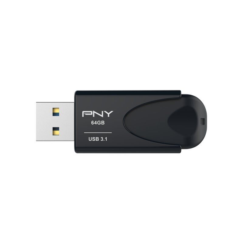 PNY Attaché 4 lecteur USB flash 64 Go USB Type-A 3.2 Gen 1 (3.1 Gen 1) Noir
