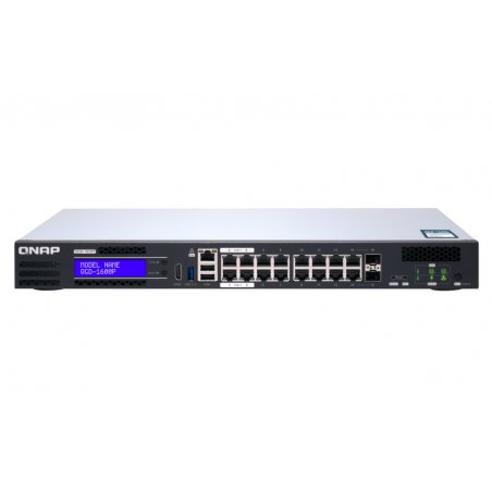 QGD-1600P-4G SWITCH 16 1GBE POE PORTS 2 RJ45+SFP+ COMBO PORT
