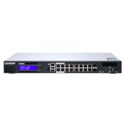 QNAP QGD-1600P Managed Gigabit Ethernet (10/100/1000) Power over Ethernet (PoE) 1U Black, Grey