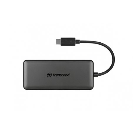 Transcend HUB5C USB 3.2 Gen 2 (3.1 Gen 2) Type-C Black