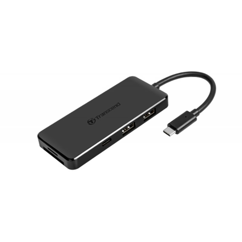 Transcend HUB5C USB 3.2 Gen 2 (3.1 Gen 2) Type-C Black