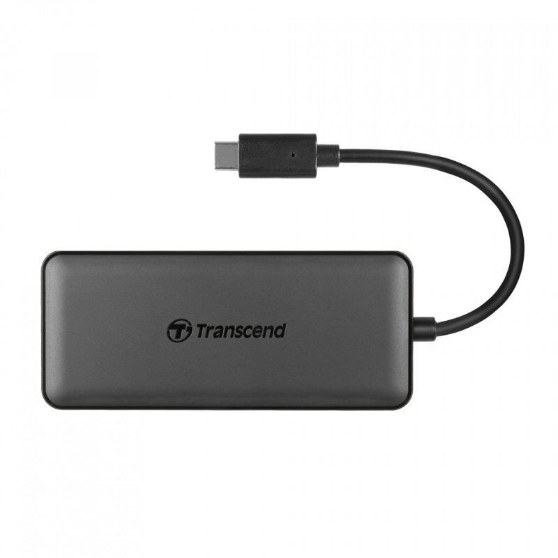 Transcend HUB5C USB 3.2 Gen 2 (3.1 Gen 2) Type-C Noir