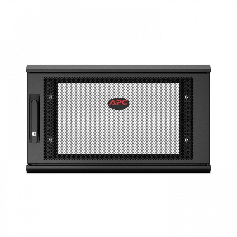APC NetShelter WX 6U Single Hinged Wall-mount Enclosure 600mm Deep Rack monté sur le mur Noir