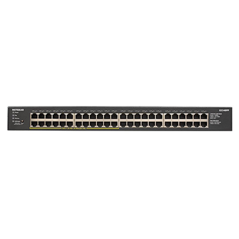 NETGEAR 48-Port Gb unmanaged PoE+ Switch