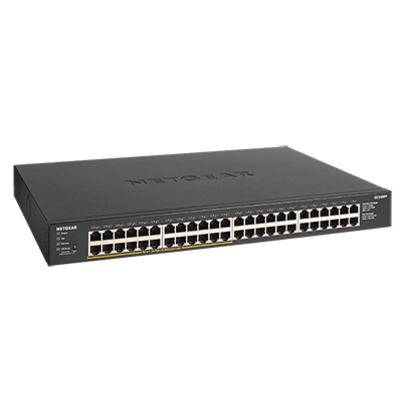 NETGEAR GS348PP Unmanaged Gigabit Ethernet (10/100/1000) Power over Ethernet (PoE) Black