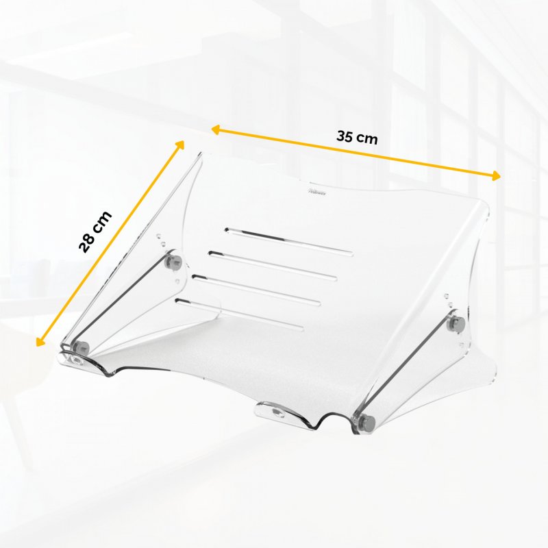 Fellowes Clarity Notebook stand Transparent 38.1 cm (15")