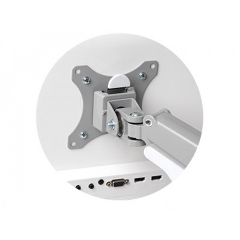 ONE-TOUCH HEIGHT ADJUSTABLE SINGLE MONITOR ARM