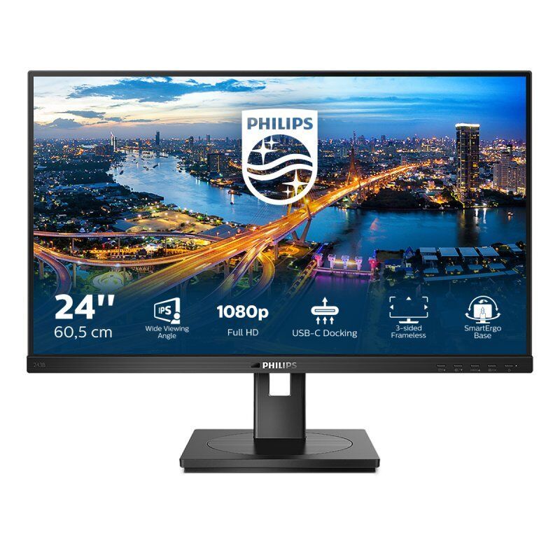 Philips compatible B Line 243B1 - LED-Monitor - Full HD (1080p) - 61 cm (24")